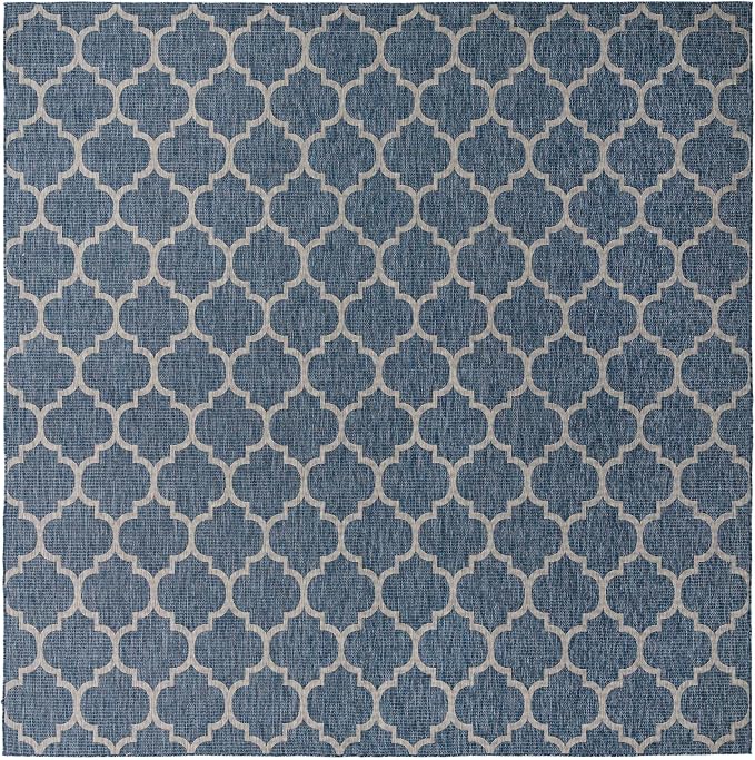 Unique Loom Outdoor Trellis Collection Area Rug - Image 2