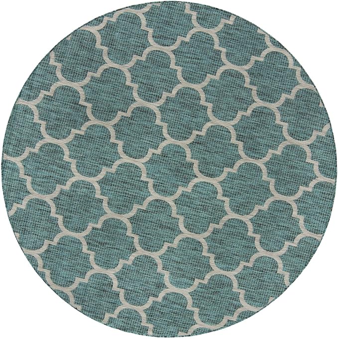Unique Loom Outdoor Trellis Collection Area Rug - Image 3