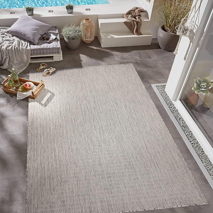 Adiva Rugs Outdoor Indoor Area Rug, Weather Resistant, Stain Resistant Floor Mat - Image 7