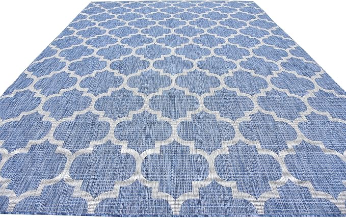 Unique Loom Outdoor Trellis Collection Area Rug - Image 5