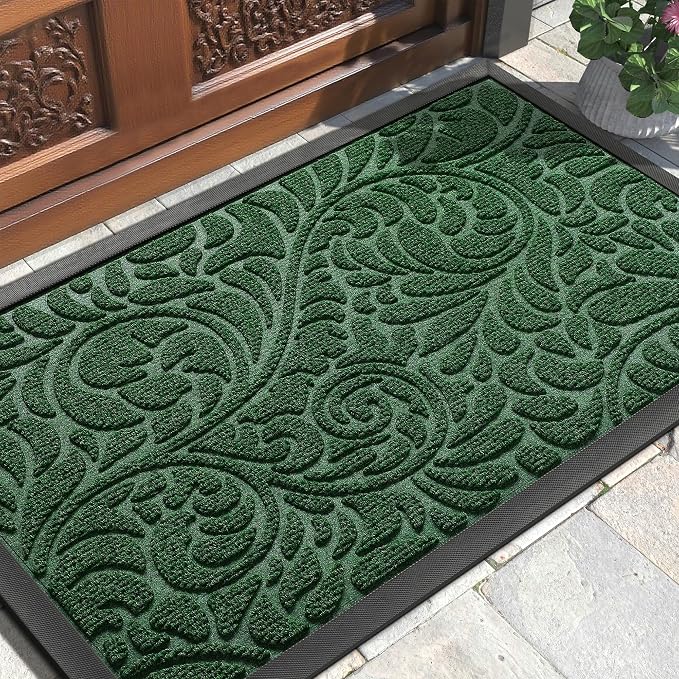 Yimobra Door Mat Outside Entrance 29.5x17, Waterproof Sturdy Outdoor Mats - Image 8