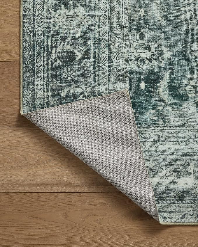 Loloi Magnolia Home by Joanna Gaines Banks Collection BAN-03 Blue/Lagoon 3'-6" - Image 9