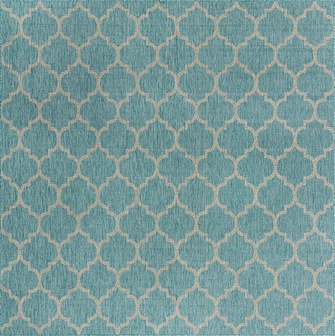 Unique Loom Outdoor Trellis Collection Area Rug - Image 2