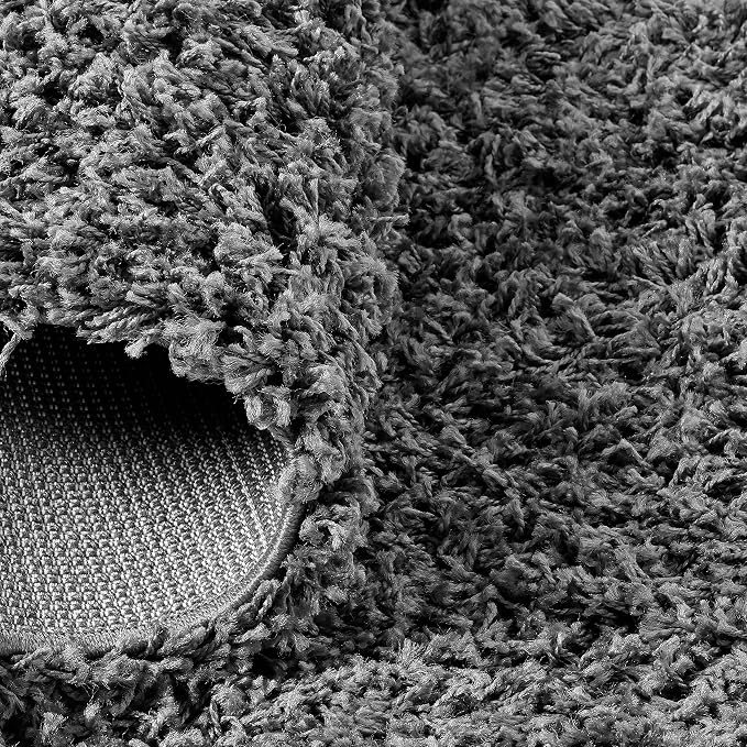 Unique Loom Solid Shag Collection Area Rug - Image 5