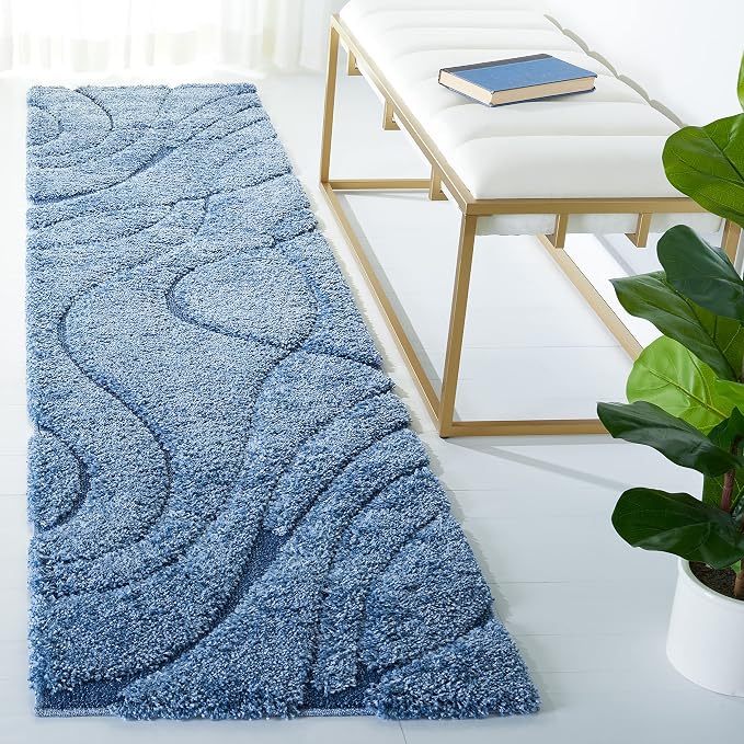 SAFAVIEH Florida Shag Collection Runner Rug by SAFAVIEH