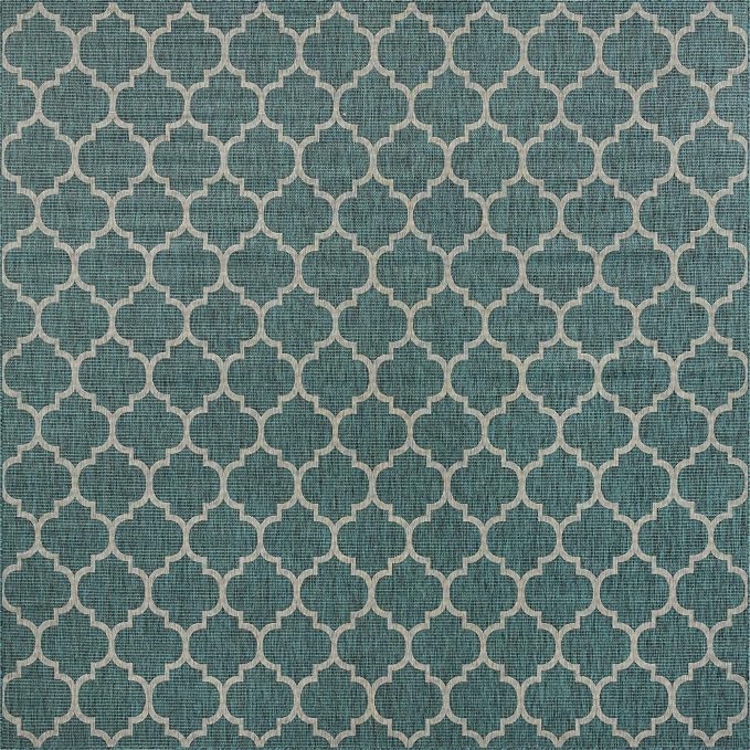 Unique Loom Outdoor Trellis Collection Area Rug - Image 2