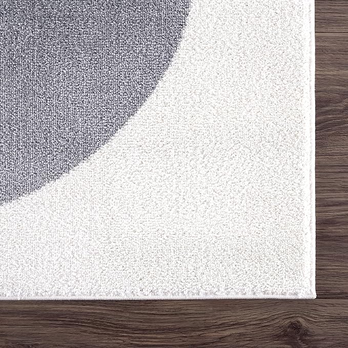 Abani Rugs Cream and Gray 8 ft. x 10 ft. Mid-Century Rug - Image 6