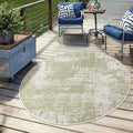 Keen Home Design Terrace Outdoor Round Rug - 8ft Round Washable Indoor/Outdoor by KeenHomeDesign