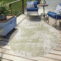 Keen Home Design Terrace Outdoor Round Rug - 5ft Round Washable Indoor/Outdoor by KeenHomeDesign