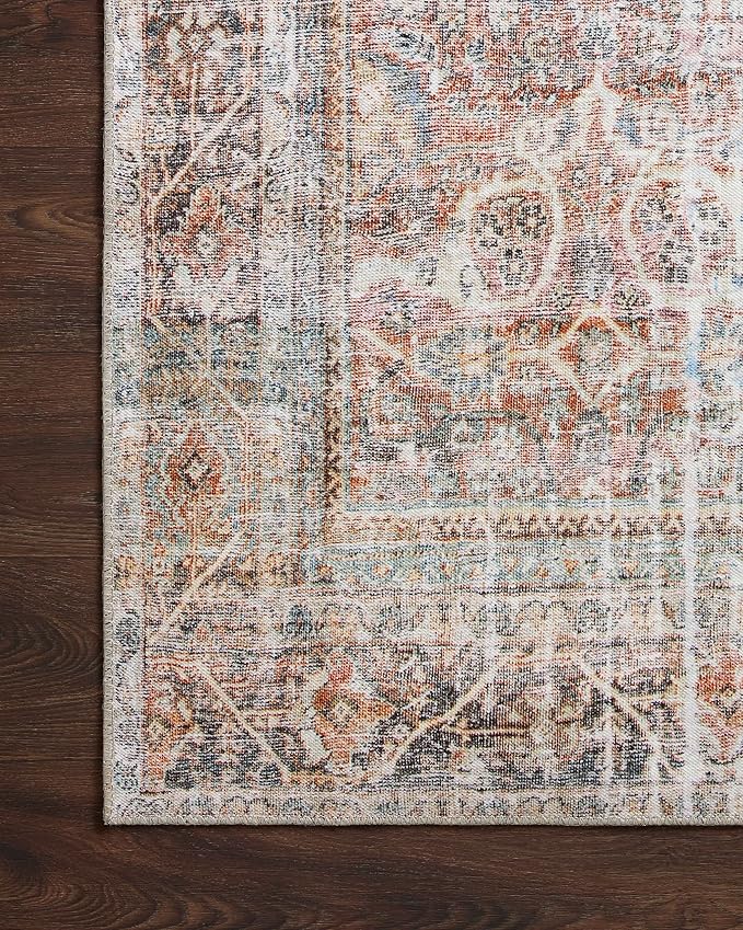Loloi Adrian Collection ADR-05 Sunset/Charcoal 2'-6" x 7'-6", .19" Thick Runner - Image 6