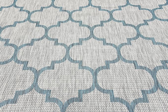 Unique Loom Outdoor Trellis Collection Area Rug - Image 7
