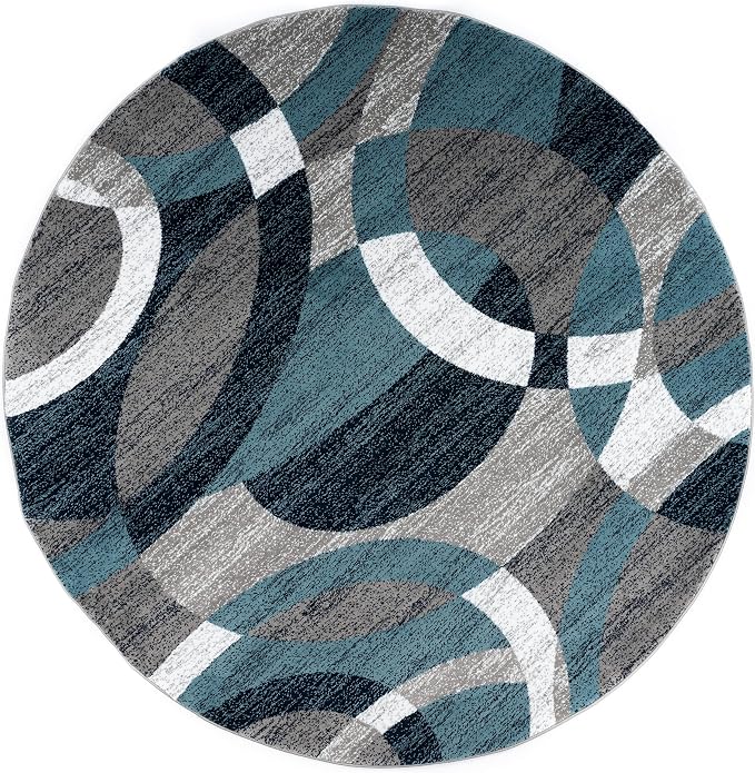 Rugshop Contemporary Abstract Circles Perfect - Image 3