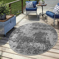 Keen Home Design Terrace Outdoor Round Rug - 8ft Round Washable Indoor/Outdoor by KeenHomeDesign