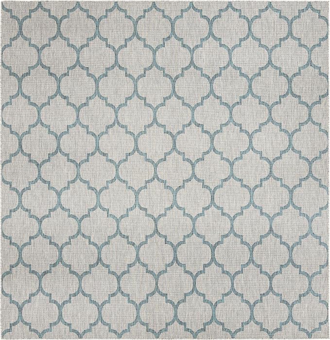 Unique Loom Outdoor Trellis Collection Area Rug - Image 3