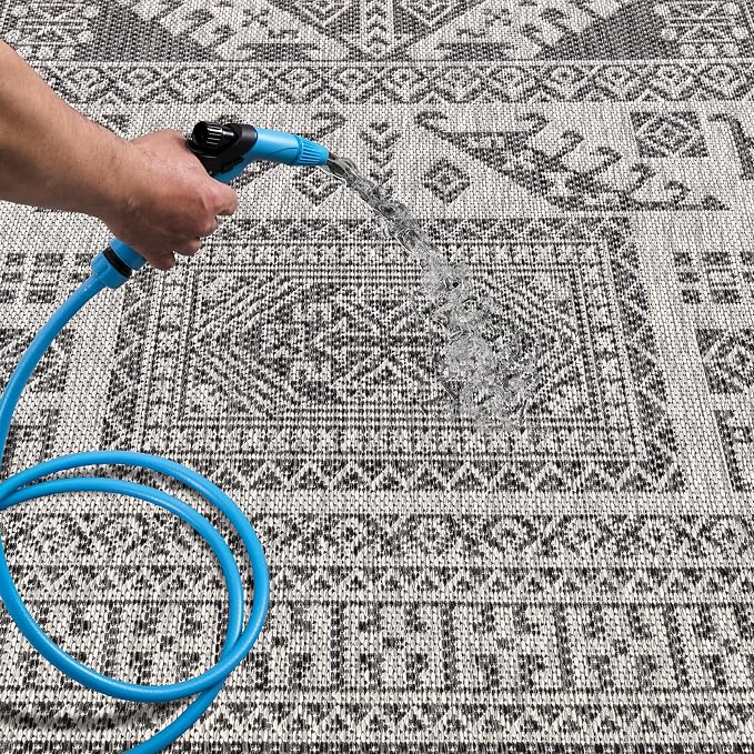 Keen Home Design Terrace Outdoor Runner Rug - Image 5