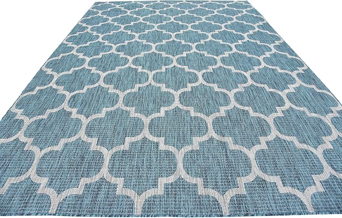 Unique Loom Outdoor Trellis Collection Area Rug - Image 6