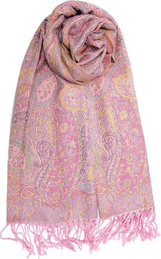 Achillea Big Paisley Pashmina Shawl Wrap - Image 4