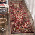 SAFAVIEH Antiquity Collection 2' x 3' Red / Multi AT64A Handmade Traditional by SAFAVIEH