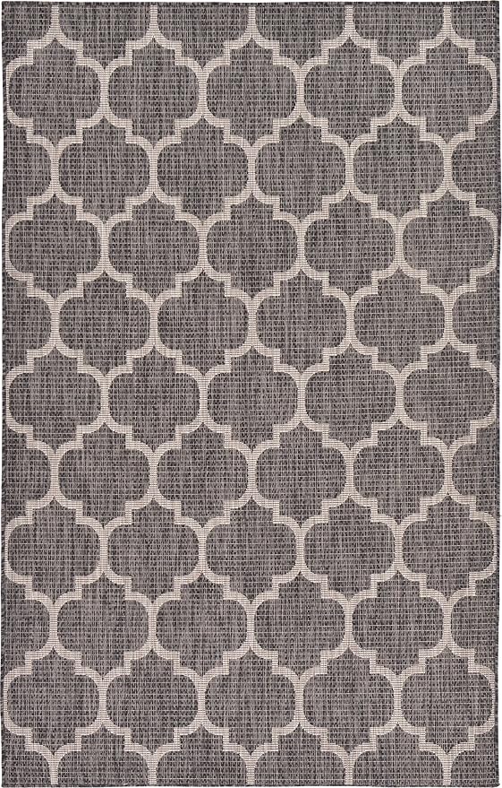 Unique Loom Outdoor Trellis Collection Area Rug - Image 3