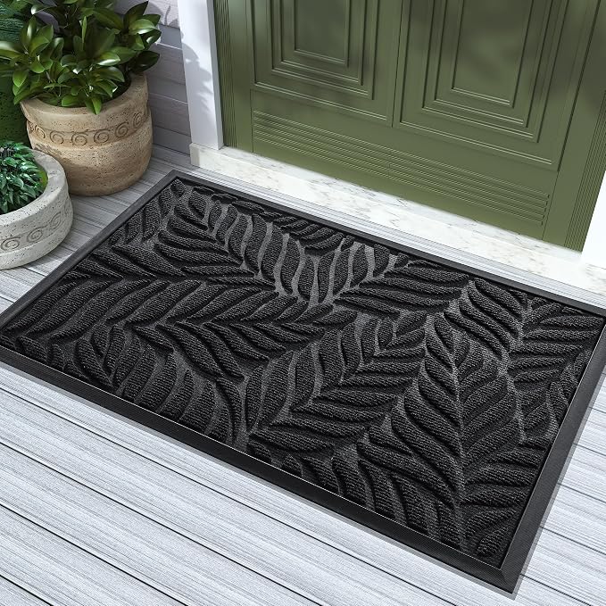 Yimobra Front Door Mat Outdoor Indoor, 29.5x17 All-Season Waterproof Door Mat - Image 6