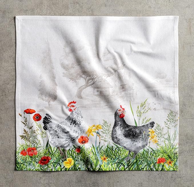 Maison d' Hermine Cloth Napkins Set of 4 100% Cotton Everyday Reusable Square - Image 9