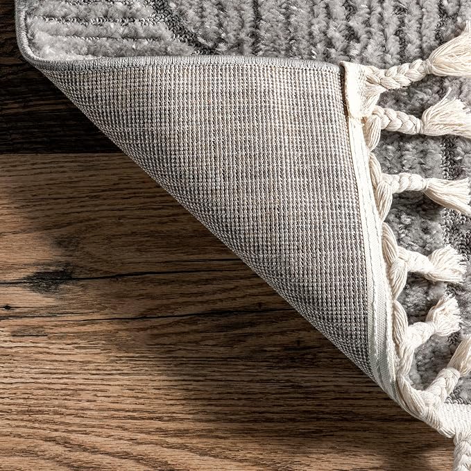 nuLOOM Kerry Light Grey, Soft and Cozy, High Traffic, Stain Resistant, Easy - Image 3