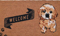 Coir Door Mats 17" X 30", Non-Slip Sturdy, PVC Backed Heavy Duty, Cute Little by Unknown