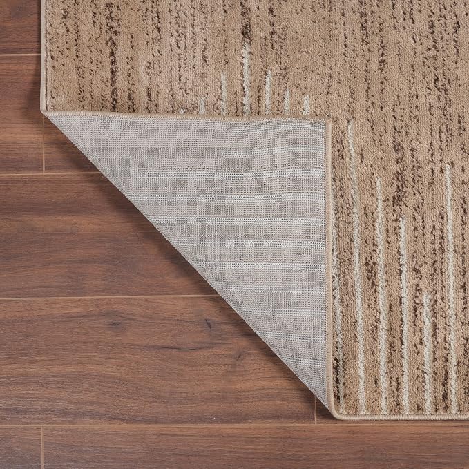 Rugshop Bohemian Stripe Stain Resistant High Traffic Living Room Kitchen - Image 5