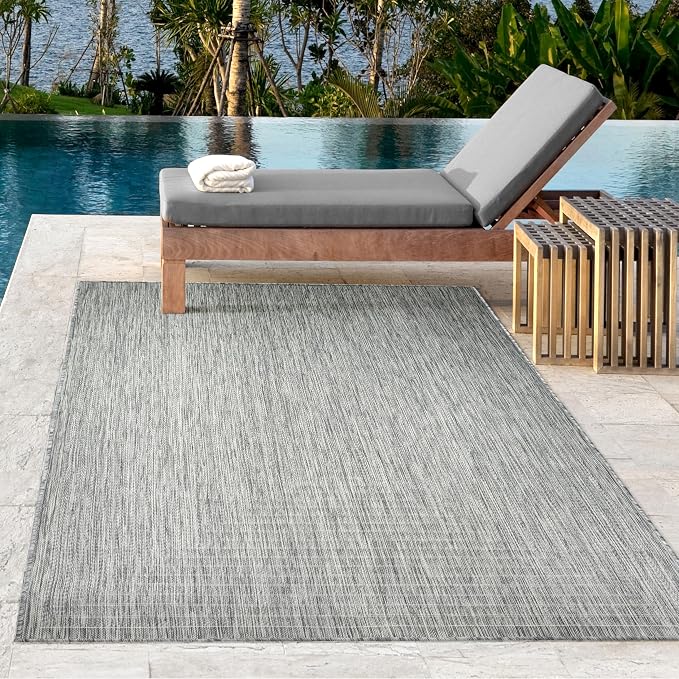 Adiva Rugs Outdoor Indoor Area Rug, Weather Resistant, Stain Resistant Floor Mat - Image 8