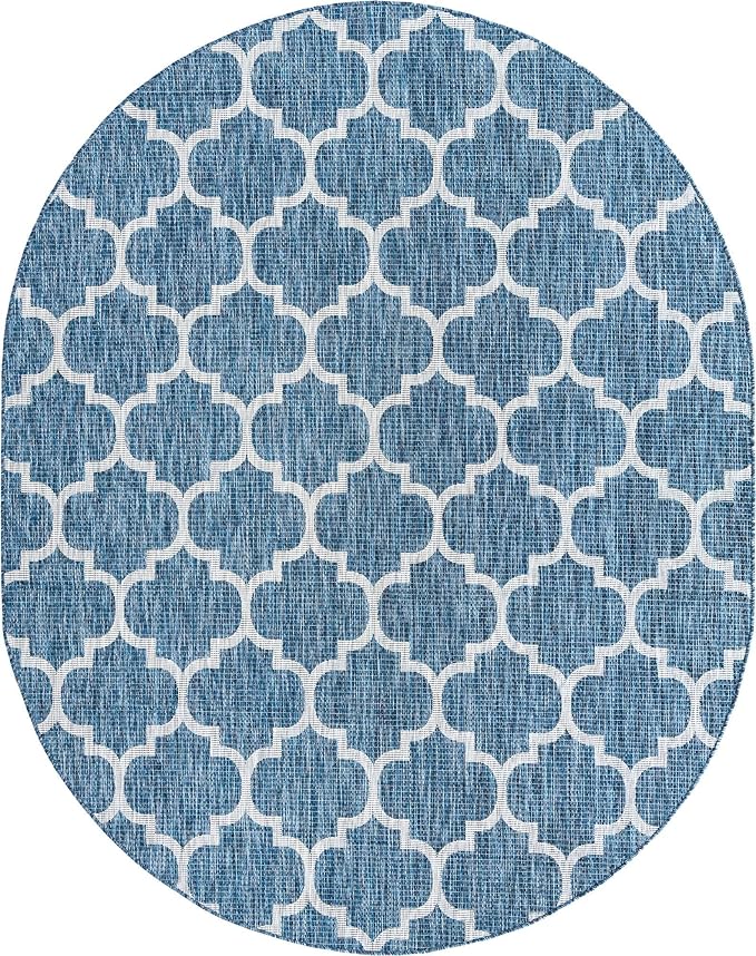 Unique Loom Outdoor Trellis Collection Area Rug - Image 3