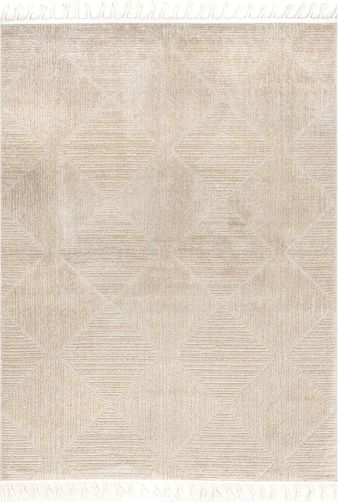 nuLOOM Kerry Beige, Soft and Cozy, High Traffic, Stain Resistant, Easy Clean - Image 3