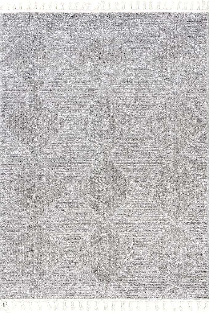 nuLOOM Kerry Light Grey, Soft and Cozy, High Traffic, Stain Resistant, Easy - Image 3