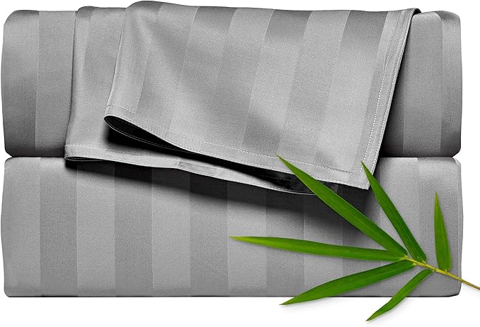 Pure Bamboo Queen Sheets, Genuine 100% Organic Viscose Derived from Bamboo Bed by PureBamboo