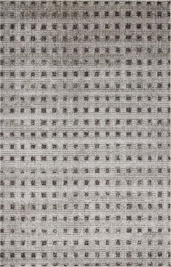 Loloi Jeremiah Brent Bleecker Collection BLE-06 Silver/Charcoal 2'-7" x 10'-0" - Image 2