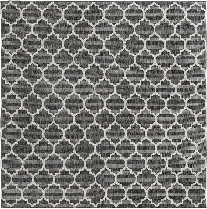 Unique Loom Outdoor Trellis Collection Area Rug - Image 2