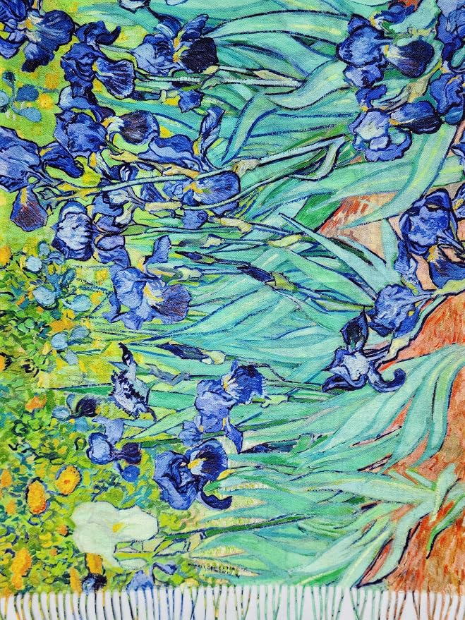 VENVSBEE Reversible Scarf Soft Large Shawl Wrap Blanket Double Sided Art Print - Image 4