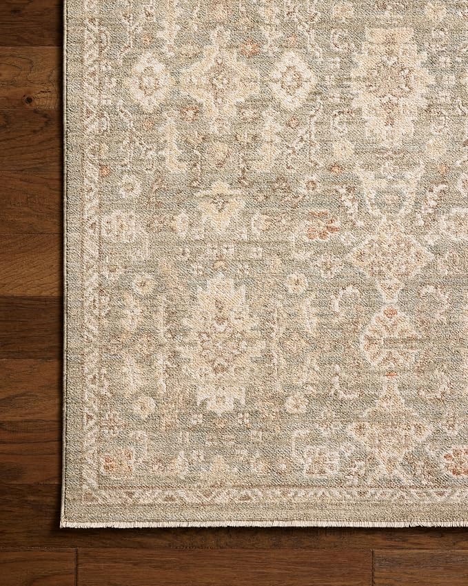 Loloi Chris Loves Julia Palma Collection PLM-03 Lagoon/Natural 3'-6" x 5'-6" - Image 6