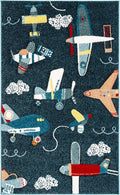 SAFAVIEH Carousel Kids Collection Accent Rug by SAFAVIEH