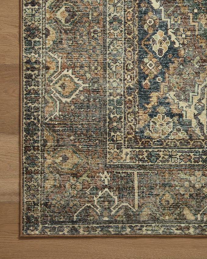 Loloi Magnolia Home by Joanna Gaines Banks Collection BAN-05 Spice/Blue 5'-0" x - Image 10