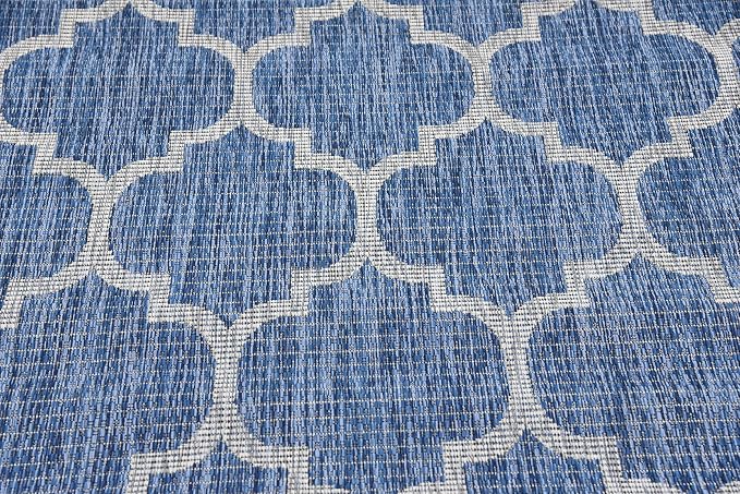 Unique Loom Outdoor Trellis Collection Area Rug - Image 7