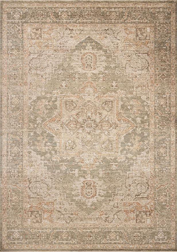 Loloi Chris Loves Julia Palma Collection PLM-08 Olive/Spice 2'-7" x 10'-0" - Image 2