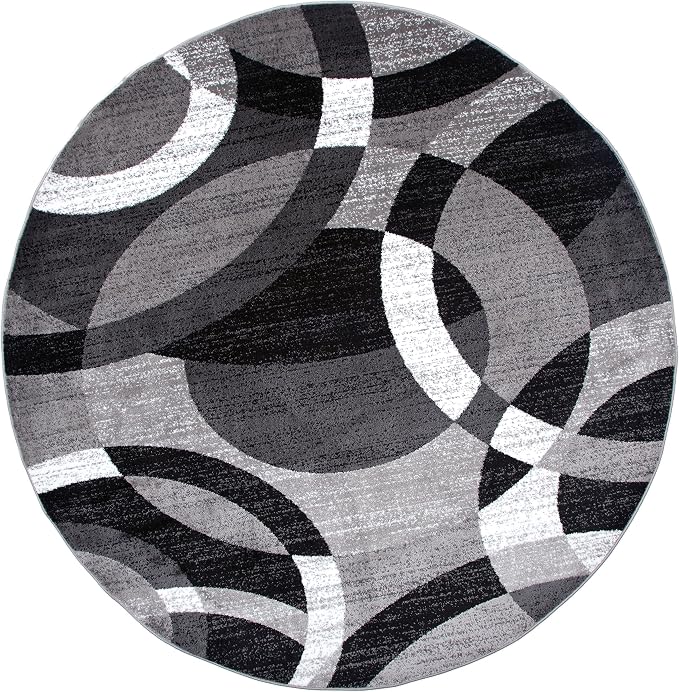 Rugshop Contemporary Abstract Circles Perfect - Image 3