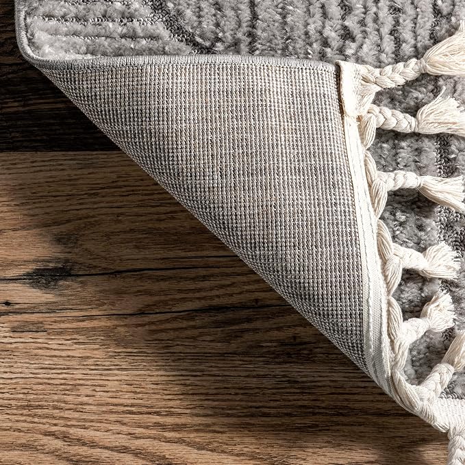 nuLOOM Kerry Light Grey, Soft and Cozy, High Traffic, Stain Resistant, Easy - Image 4