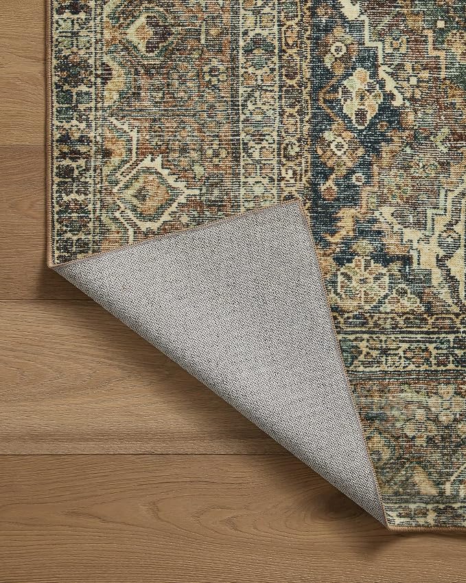 Loloi Magnolia Home by Joanna Gaines Banks Collection BAN-05 Spice/Blue 2'-6" x - Image 11
