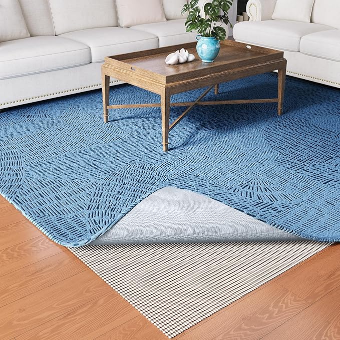 Non-Slip Rug Pad Gripper Round 8 Feet, Anti Skid Mat - Image 8