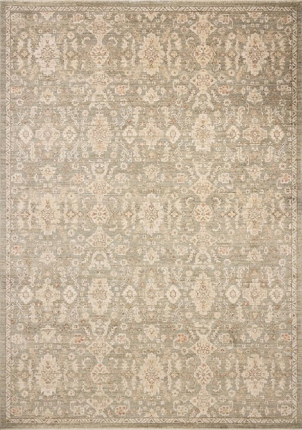 Loloi Chris Loves Julia Palma Collection PLM-03 Lagoon/Natural 3'-6" x 5'-6" - Image 2