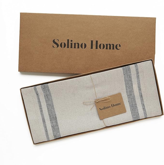 Solino Home Linen Table Runner 144 Inches Long - Image 5