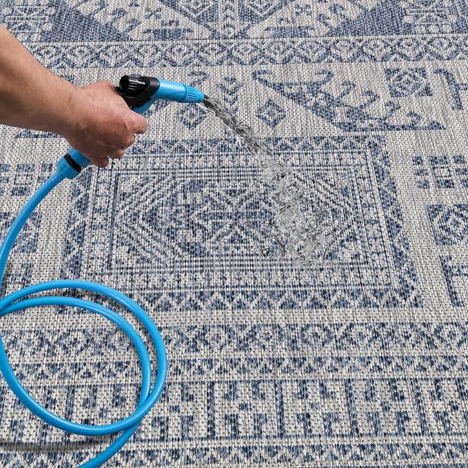 Keen Home Design Terrace Outdoor Runner Rug - Image 5