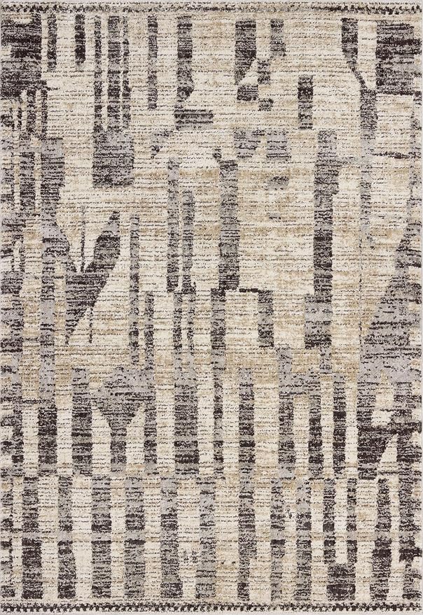 Loloi Jeremiah Brent Bleecker Collection BLE-03 Beige/Stone 9'-2" x 13' Area Rug - Image 2