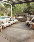 Loloi Dawn Collection Indoor/Outdoor DAW-06 Russet 3'-9" x 5'-9" Accent Rug by Loloi